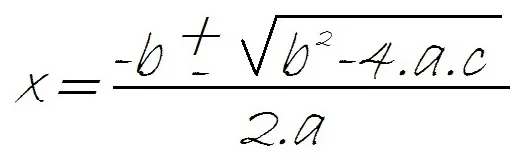 Ecuación de 2do grado en pseint