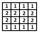 registra números de una matriz